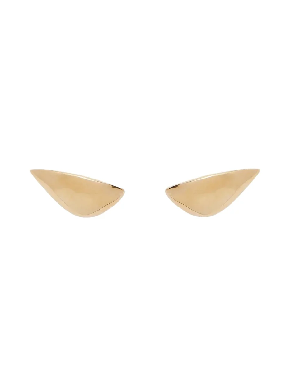 14K Gold-Plated Lobe Stud Earrings