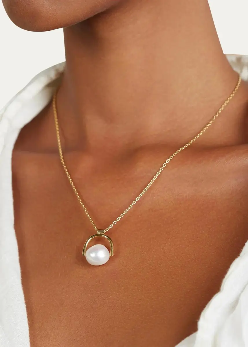 Lady Grey Pearl Bail Necklace | Thumbnail 2 Lady Grey Pearl Bail Necklace | Thumbnail 2