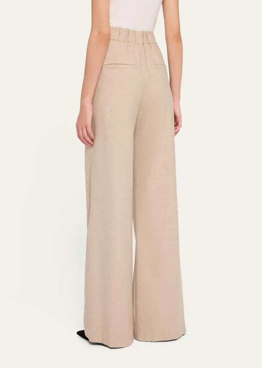 Veronica Beard Holt Stretch-Cotton Wide-Leg Pants | Thumbnail 3 Veronica Beard Holt Stretch-Cotton Wide-Leg Pants | Thumbnail 3