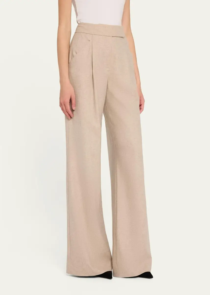 Veronica Beard Holt Stretch-Cotton Wide-Leg Pants | Thumbnail 4 Veronica Beard Holt Stretch-Cotton Wide-Leg Pants | Thumbnail 4