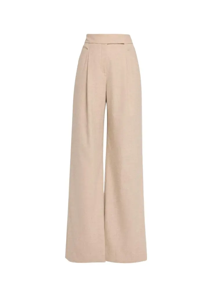Veronica Beard Holt Stretch-Cotton Wide-Leg Pants