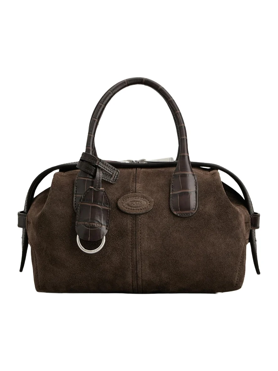 Mini Suede Bowling Bag