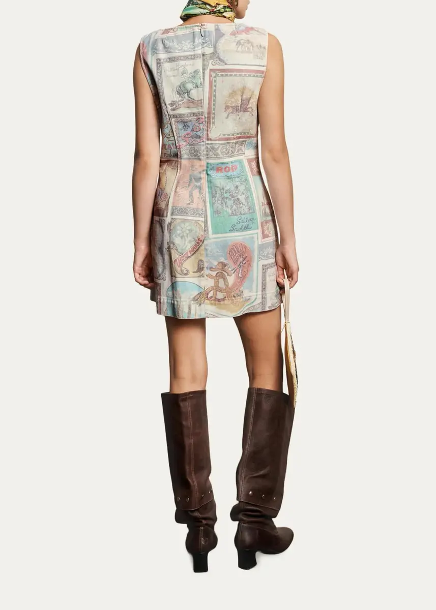 ALÉMAIS Andie Denim Mini Dress | Thumbnail 3 ALÉMAIS Andie Denim Mini Dress | Thumbnail 3