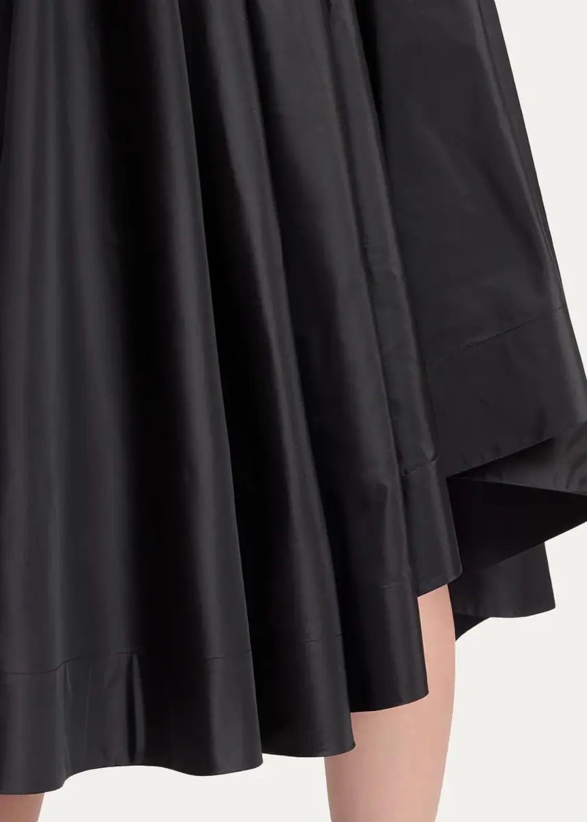 Valentino Garavani Silk Taffeta Full Midi Skirt | Thumbnail 5 Valentino Garavani Silk Taffeta Full Midi Skirt | Thumbnail 5