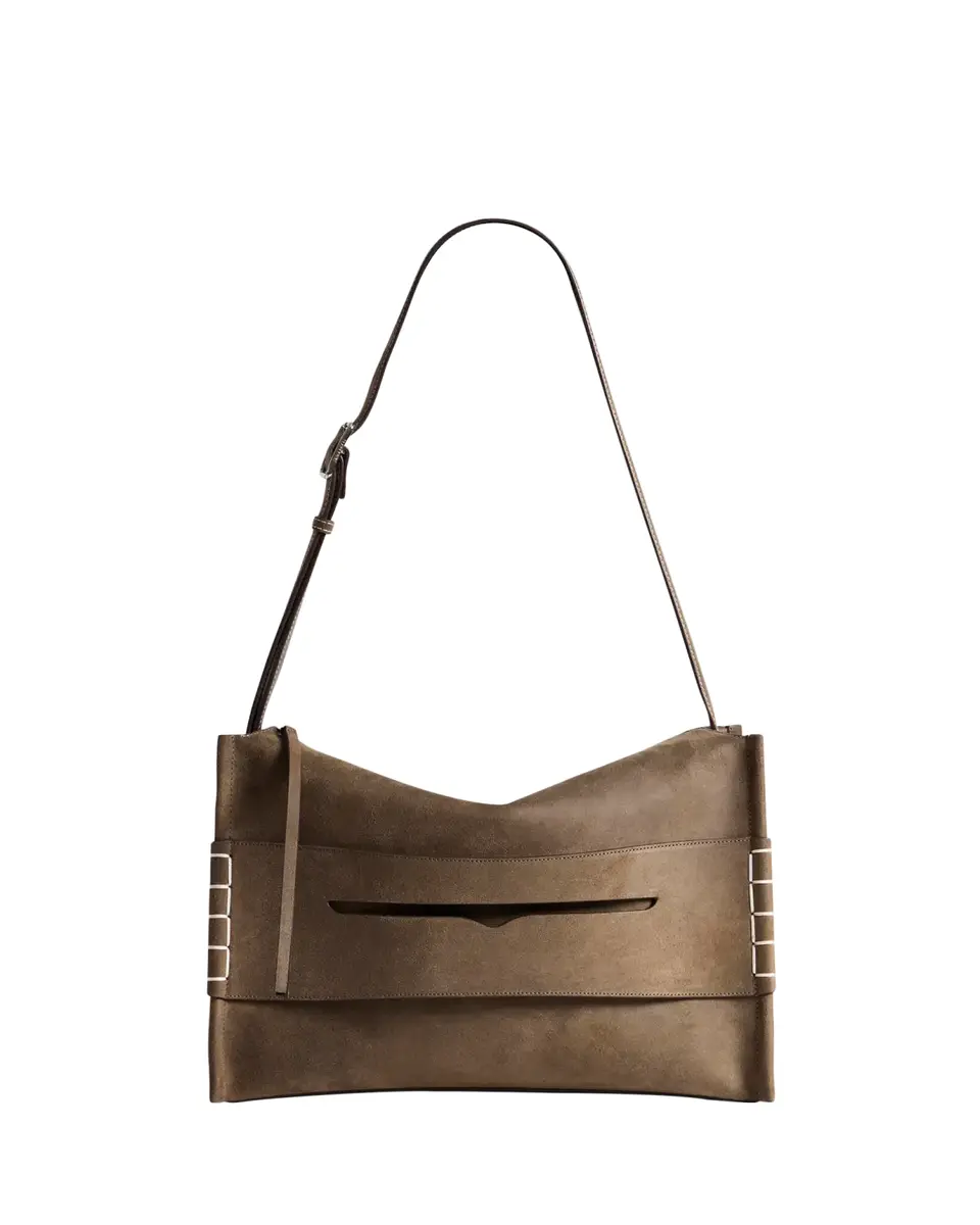 JW Anderson Men's Messenger Loafer Bag in Suede | Thumbnail 2 JW Anderson Men's Messenger Loafer Bag in Suede | Thumbnail 2