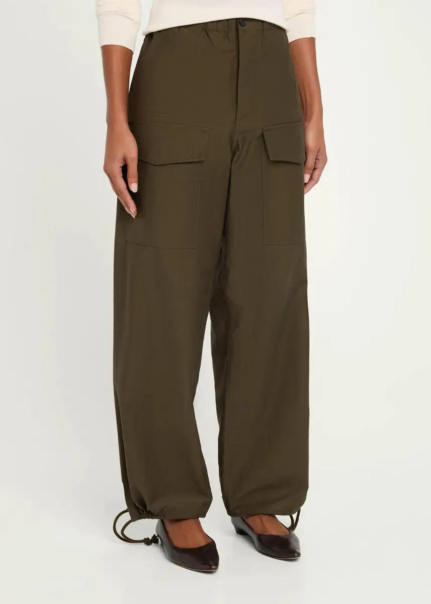 JW Anderson Parachute Drawstring Barrel-Leg Track Cargo Pants | Thumbnail 4 JW Anderson Parachute Drawstring Barrel-Leg Track Cargo Pants | Thumbnail 4