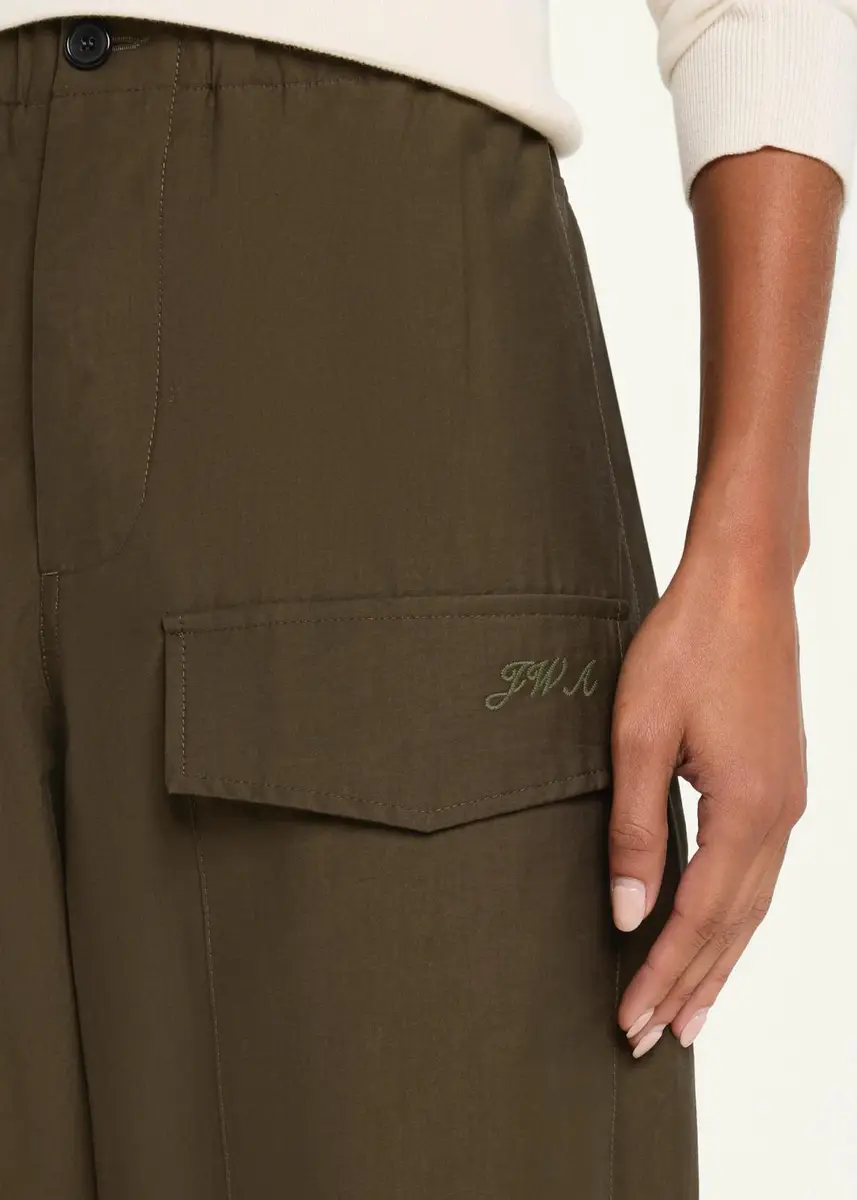 JW Anderson Parachute Drawstring Barrel-Leg Track Cargo Pants | Thumbnail 5 JW Anderson Parachute Drawstring Barrel-Leg Track Cargo Pants | Thumbnail 5