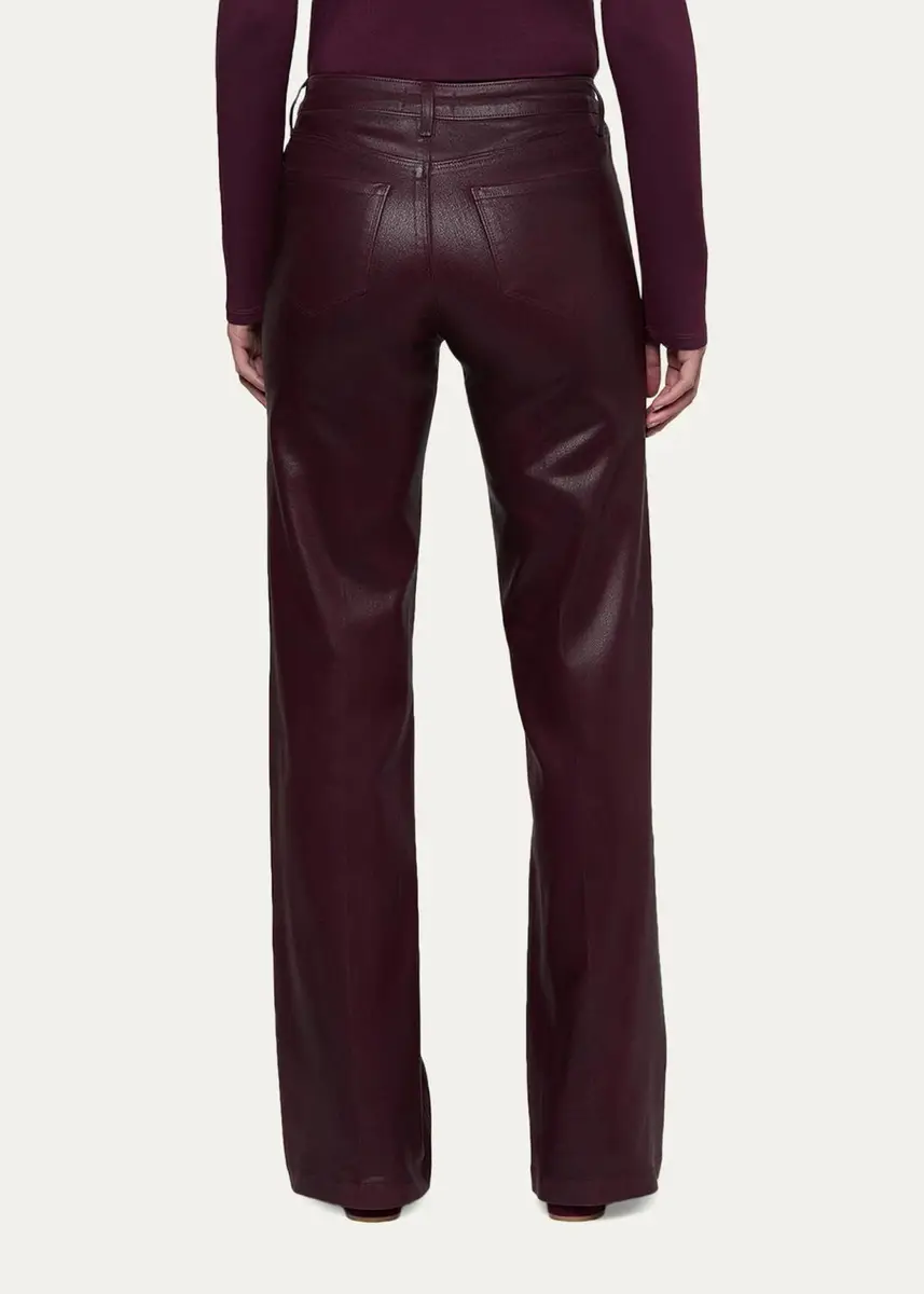 L'Agence Clayton Coated Wide-Leg Jeans | Thumbnail 3 L'Agence Clayton Coated Wide-Leg Jeans | Thumbnail 3