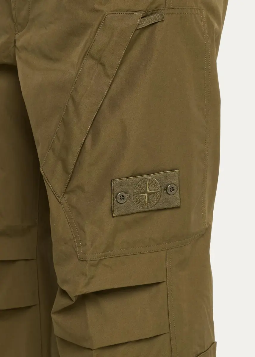 Stone Island Men's Cotton Relaxed-Fit Cargo Pants | Thumbnail 5 Stone Island Men's Cotton Relaxed-Fit Cargo Pants | Thumbnail 5