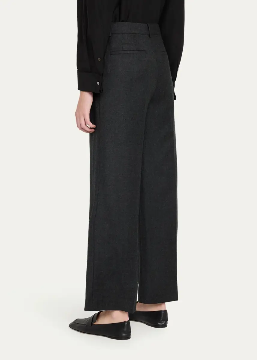 Theory Pleated-Front Virgin Wool Pants | Thumbnail 3 Theory Pleated-Front Virgin Wool Pants | Thumbnail 3