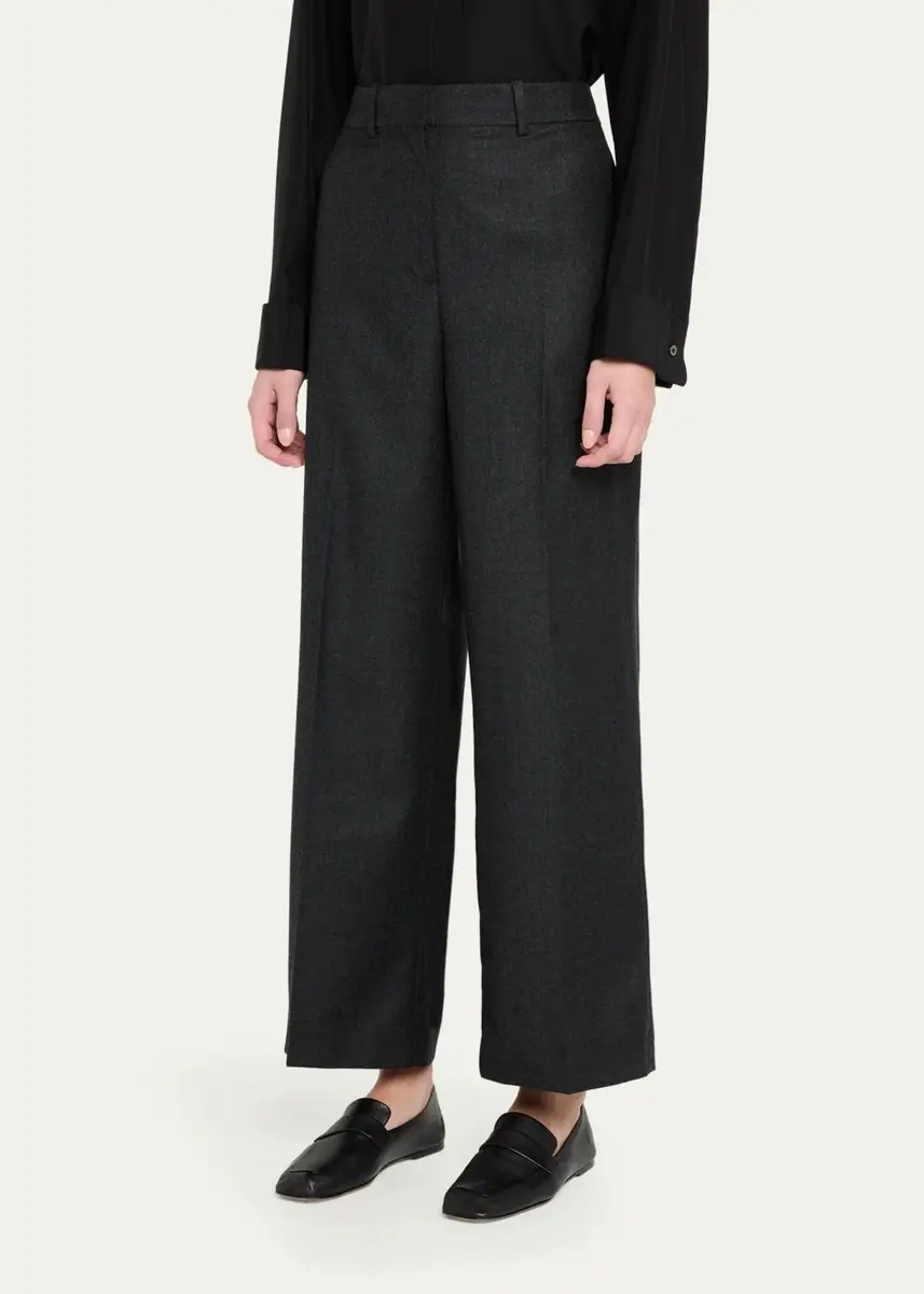 Theory Pleated-Front Virgin Wool Pants | Thumbnail 4 Theory Pleated-Front Virgin Wool Pants | Thumbnail 4