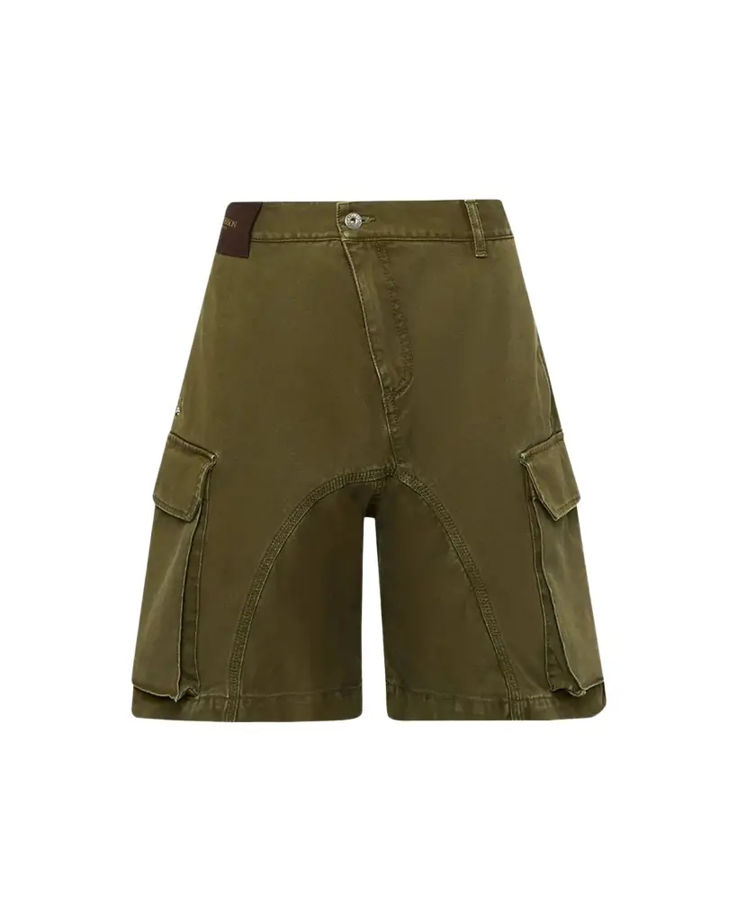 JW Anderson Men's Twisted Cargo Shorts