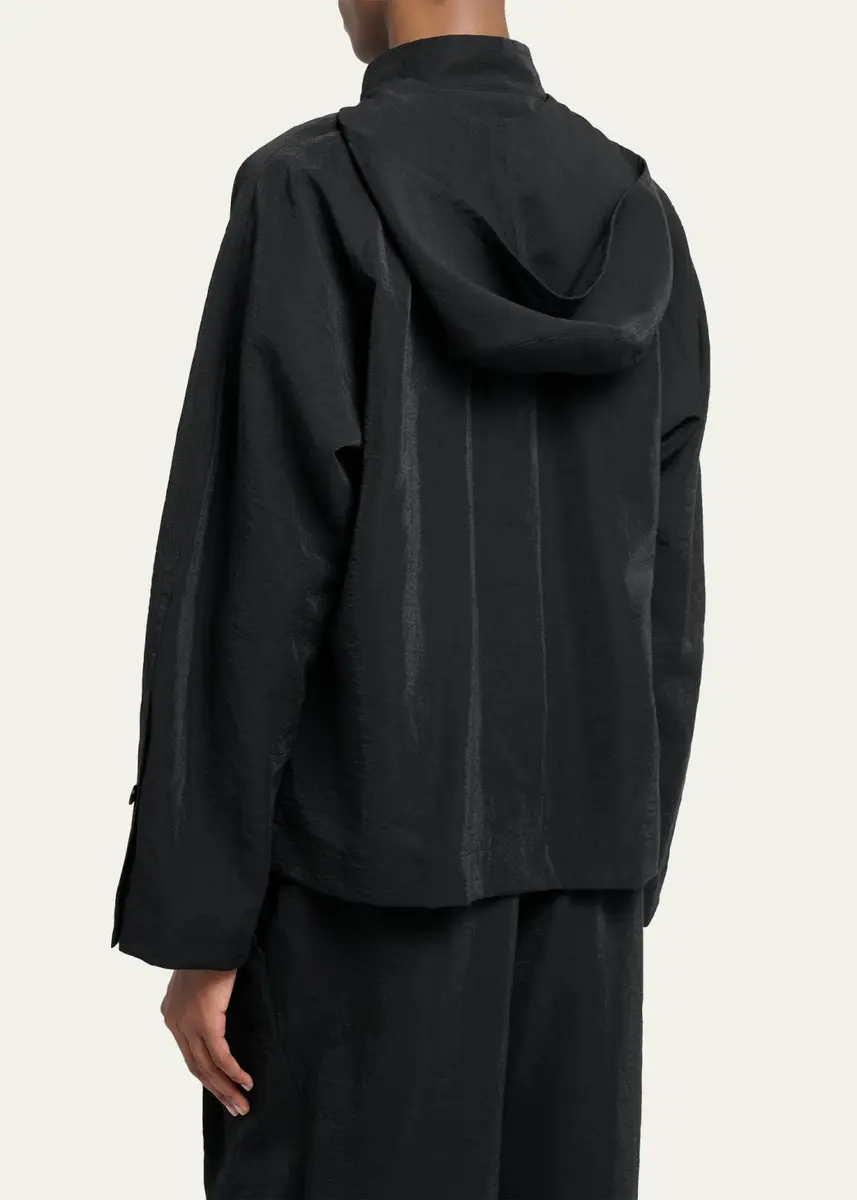 Homme Plissé Issey Miyake Men's Opacity Hooded Jacket | Thumbnail 3 Homme Plissé Issey Miyake Men's Opacity Hooded Jacket | Thumbnail 3