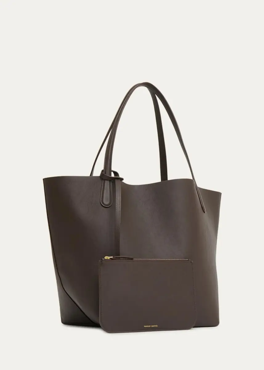 MANSUR GAVRIEL Everyday Soft Leather Tote Bag | Thumbnail 4 MANSUR GAVRIEL Everyday Soft Leather Tote Bag | Thumbnail 4