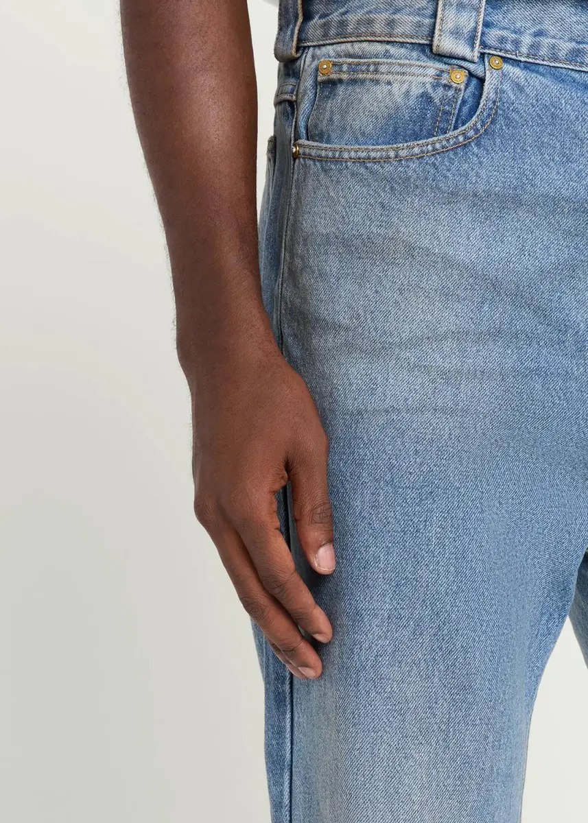 Willy Chavarria Men's Flared Denim Jeans | Thumbnail 5 Willy Chavarria Men's Flared Denim Jeans | Thumbnail 5