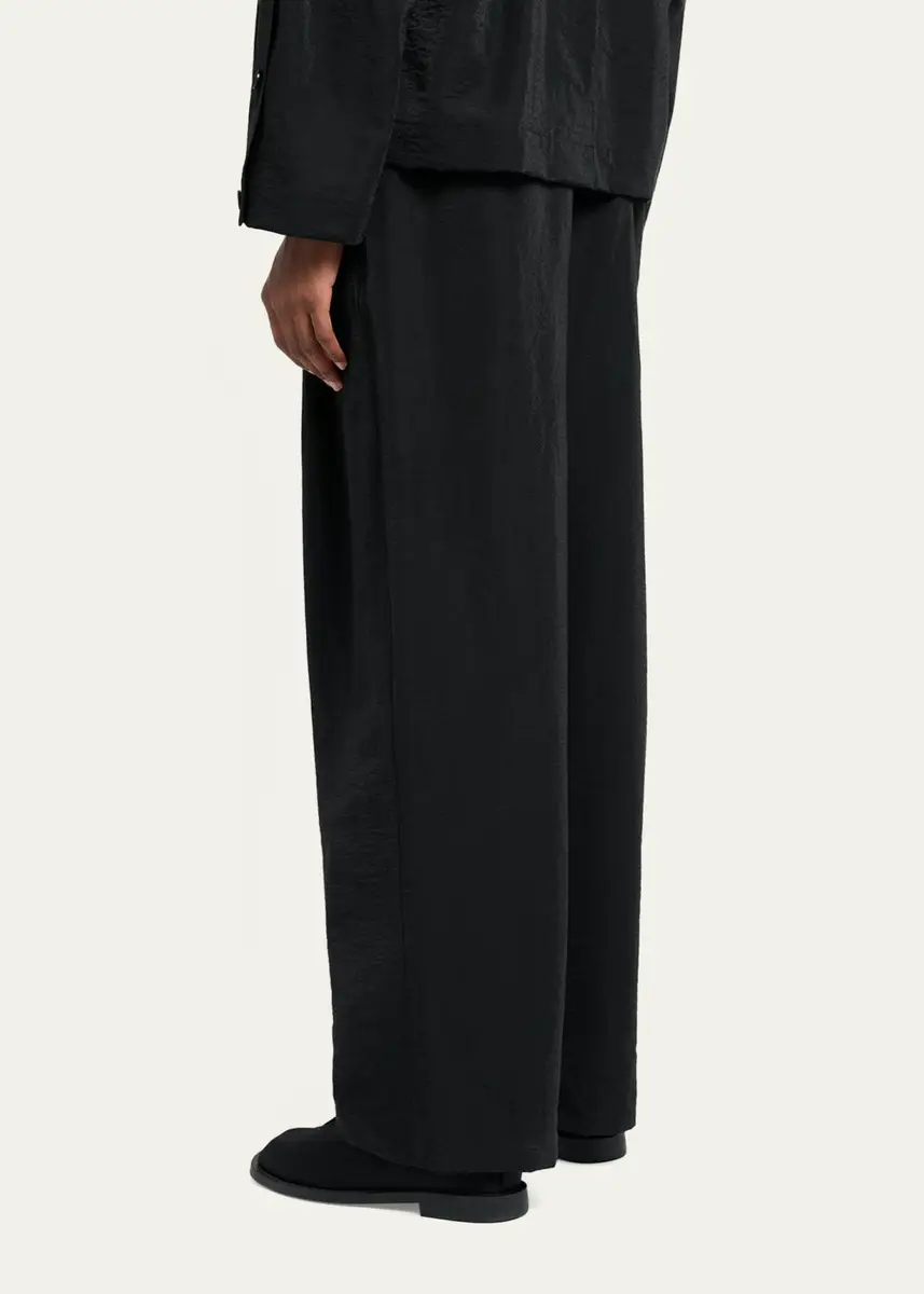 Homme Plissé Issey Miyake Men's Opacity Wide-Leg Pull-On Pants | Thumbnail 3 Homme Plissé Issey Miyake Men's Opacity Wide-Leg Pull-On Pants | Thumbnail 3