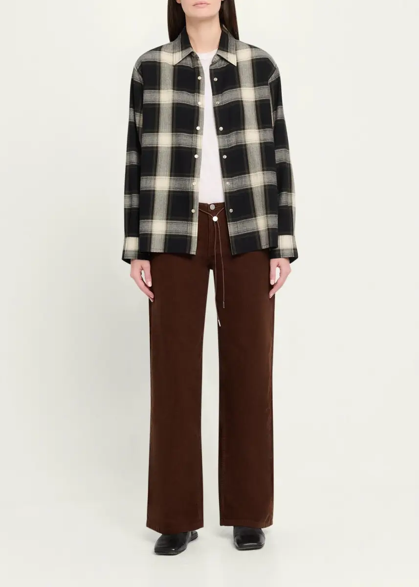 STILL HERE Noon Plaid Flannel Shirt | Thumbnail 2 STILL HERE Noon Plaid Flannel Shirt | Thumbnail 2