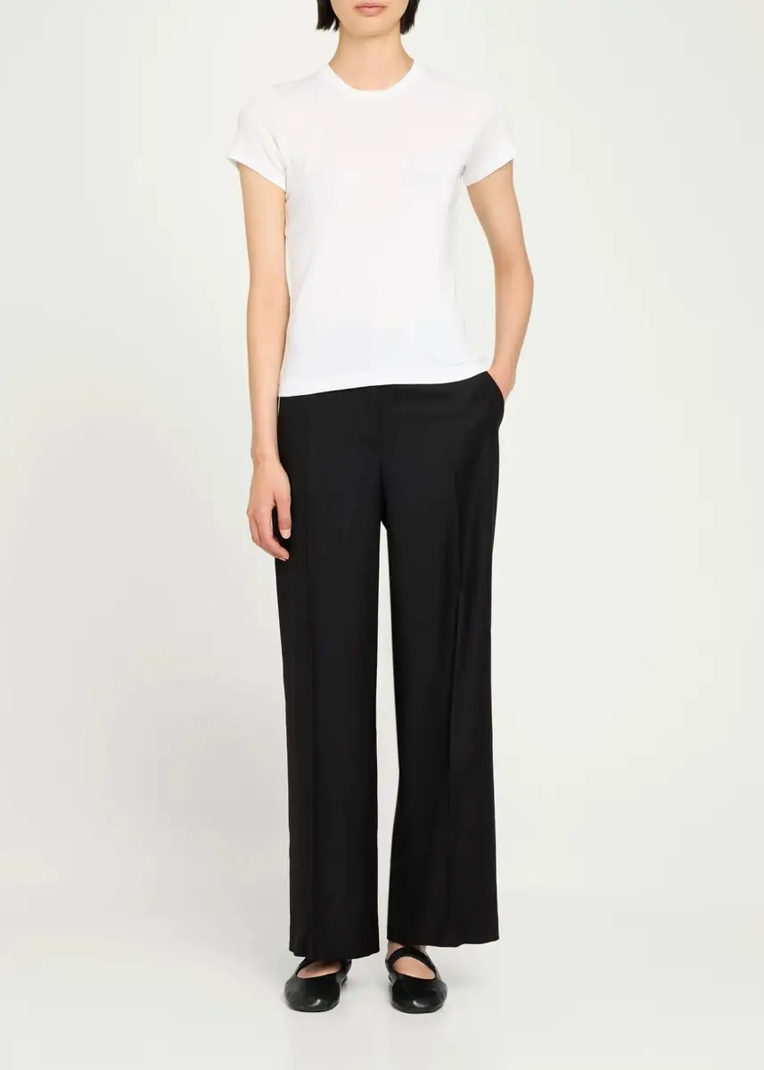 Theory Pleated-Front Virgin Wool Pants | Thumbnail 2 Theory Pleated-Front Virgin Wool Pants | Thumbnail 2