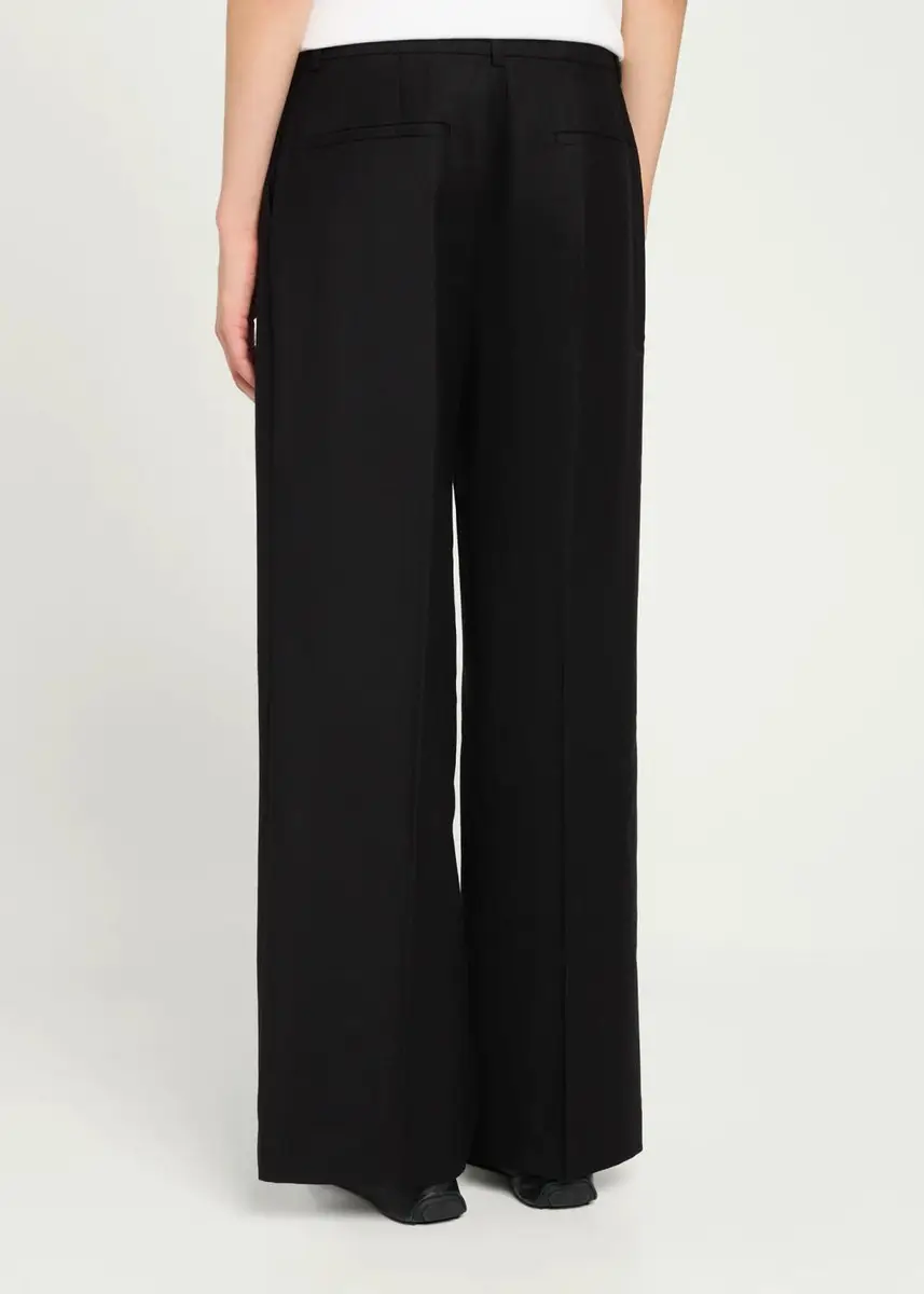 Theory Pleated-Front Virgin Wool Pants | Thumbnail 3 Theory Pleated-Front Virgin Wool Pants | Thumbnail 3