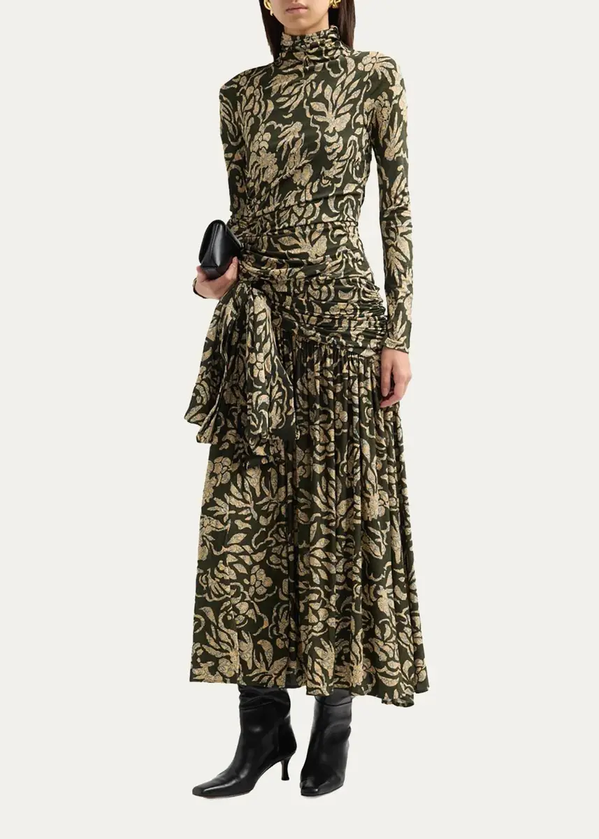 Ulla Johnson Katy Draped Jersey Maxi Dress | Thumbnail 4 Ulla Johnson Katy Draped Jersey Maxi Dress | Thumbnail 4