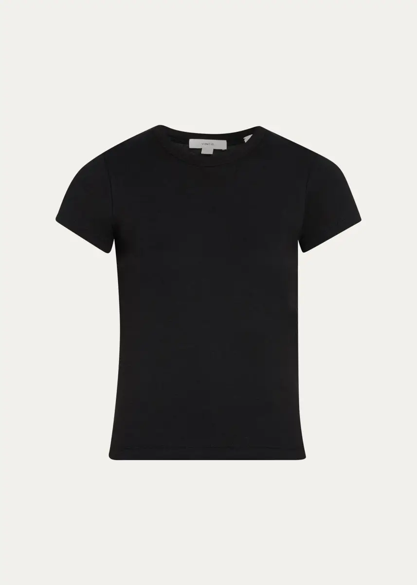 Vince 90s Shrunken Crewneck Tee | Thumbnail 6 Vince 90s Shrunken Crewneck Tee | Thumbnail 6