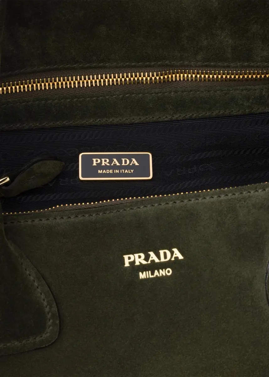 Prada Nova Suede Top-Handle Bag | Thumbnail 3 Prada Nova Suede Top-Handle Bag | Thumbnail 3