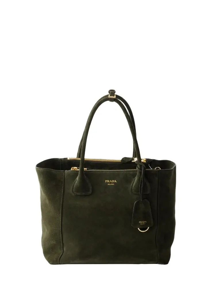 Nova Suede Top-Handle Bag