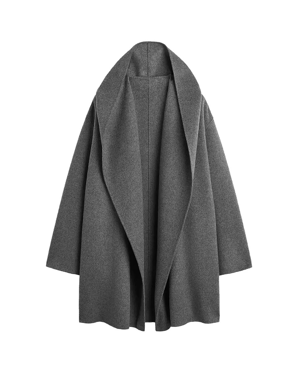 TOTEME Hoodie Wool Coat | Thumbnail 2