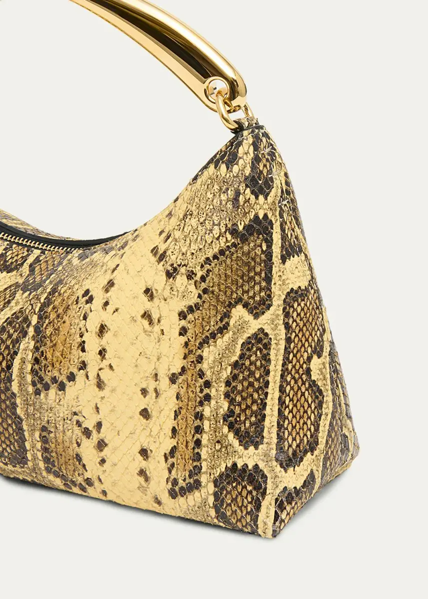 MANSUR GAVRIEL Rhea Metal Handle Hobo Bag | Thumbnail 3 MANSUR GAVRIEL Rhea Metal Handle Hobo Bag | Thumbnail 3