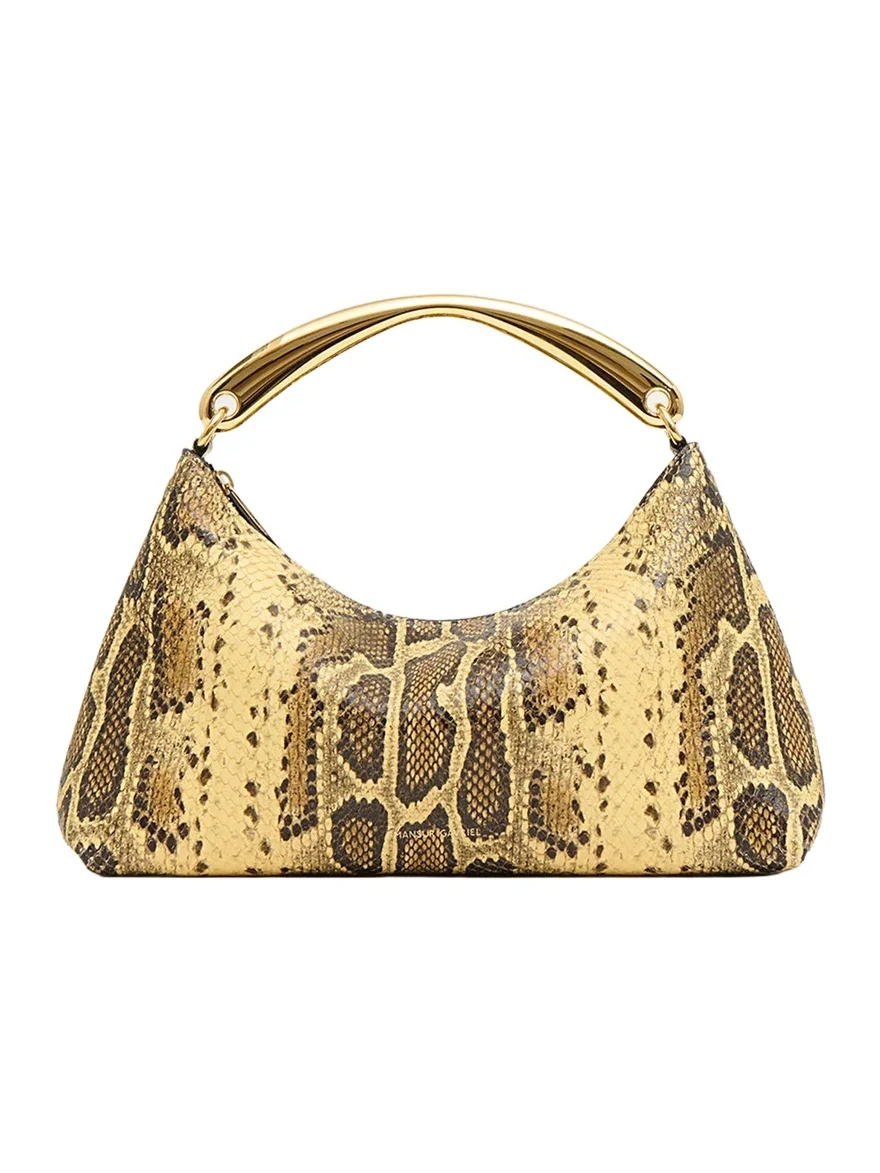 MANSUR GAVRIEL Rhea Metal Handle Hobo Bag