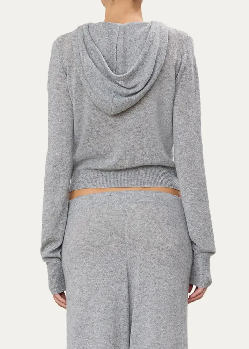 ÉTERNE Fox Hooded Cashmere Sweater | Thumbnail 3 ÉTERNE Fox Hooded Cashmere Sweater | Thumbnail 3