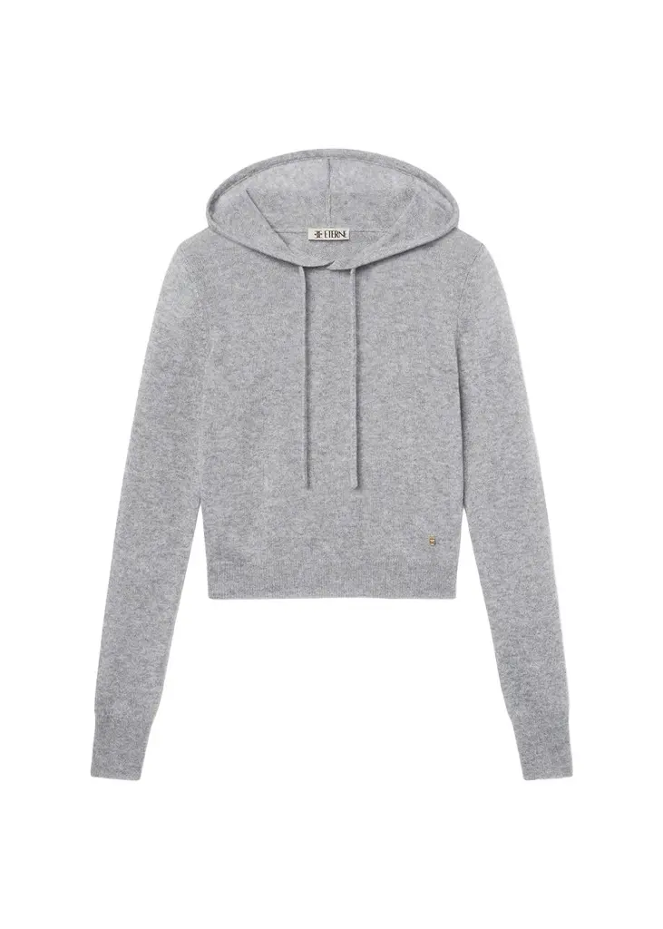 ÉTERNE Fox Hooded Cashmere Sweater