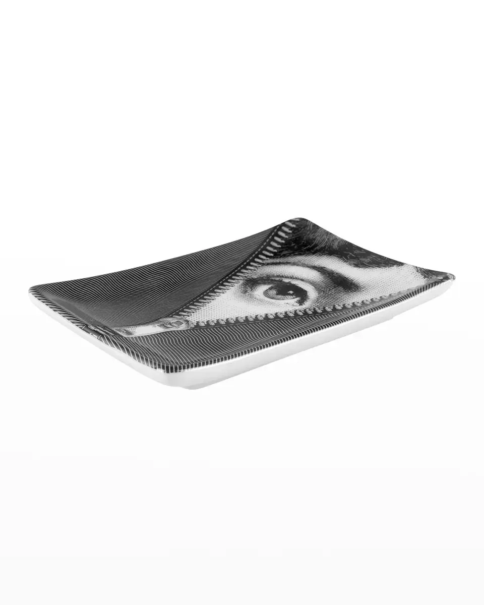 FORNASETTI Rectangular Ashtray Tema e Variazioni n401 Zipper Eye | Thumbnail 2 FORNASETTI Rectangular Ashtray Tema e Variazioni n401 Zipper Eye | Thumbnail 2