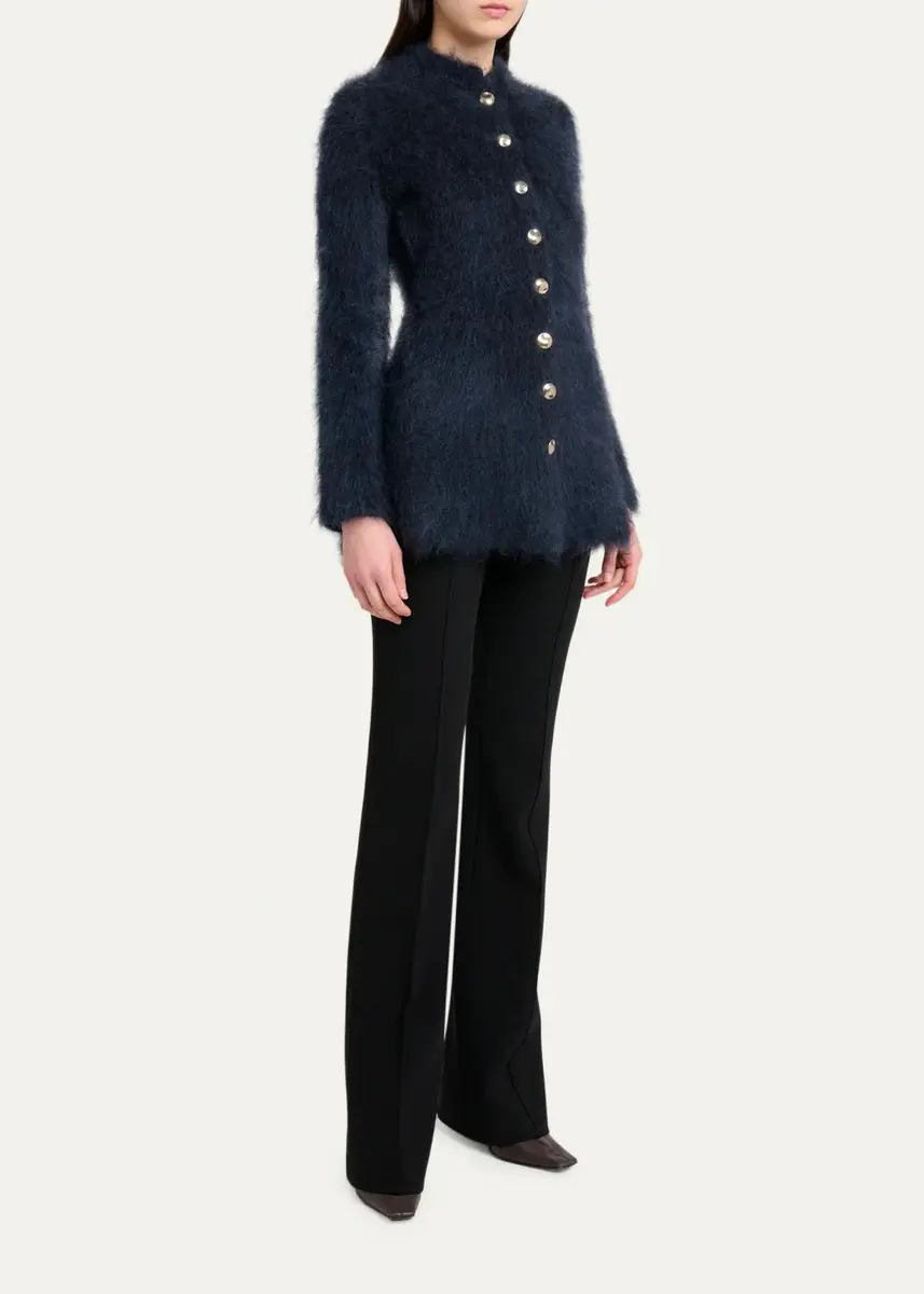 Proenza Schouler Aniza Fuzzy Mohair-Blend Cardigan | Thumbnail 2 Proenza Schouler Aniza Fuzzy Mohair-Blend Cardigan | Thumbnail 2