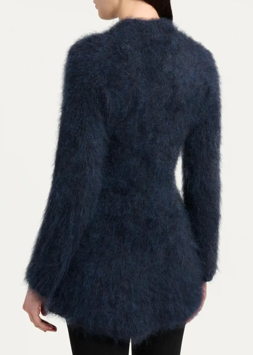 Proenza Schouler Aniza Fuzzy Mohair-Blend Cardigan | Thumbnail 3 Proenza Schouler Aniza Fuzzy Mohair-Blend Cardigan | Thumbnail 3