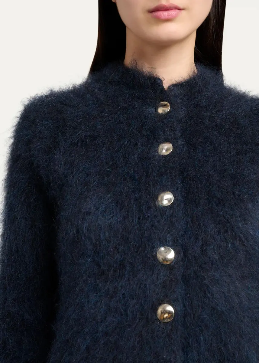 Proenza Schouler Aniza Fuzzy Mohair-Blend Cardigan | Thumbnail 5 Proenza Schouler Aniza Fuzzy Mohair-Blend Cardigan | Thumbnail 5