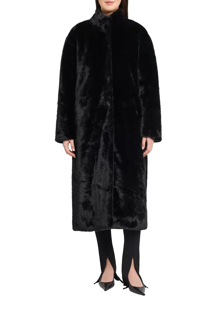 Et Ochs Cassian Faux Fur High Collar Coat | Thumbnail 2