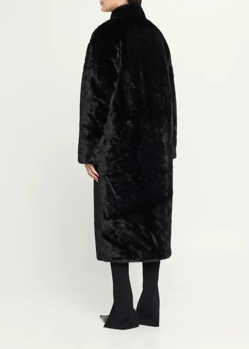 Et Ochs Cassian Faux Fur High Collar Coat | Thumbnail 3