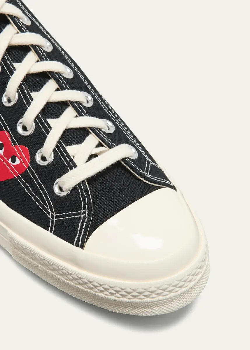 Comme des Garçons x Converse Men's Chuck 70 Multi Heart Low-Top Sneakers | Thumbnail 5 Comme des Garçons x Converse Men's Chuck 70 Multi Heart Low-Top Sneakers | Thumbnail 5