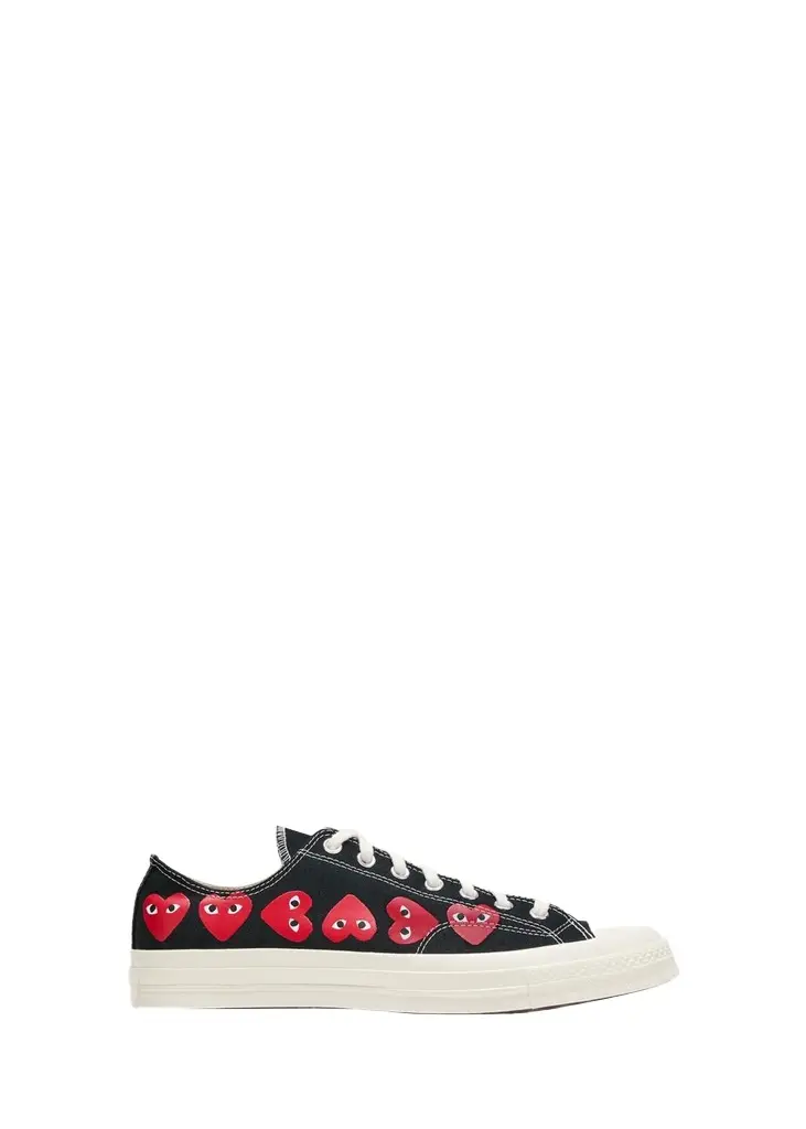 Comme des Garçons x Converse Men's Chuck 70 Multi Heart Low-Top Sneakers