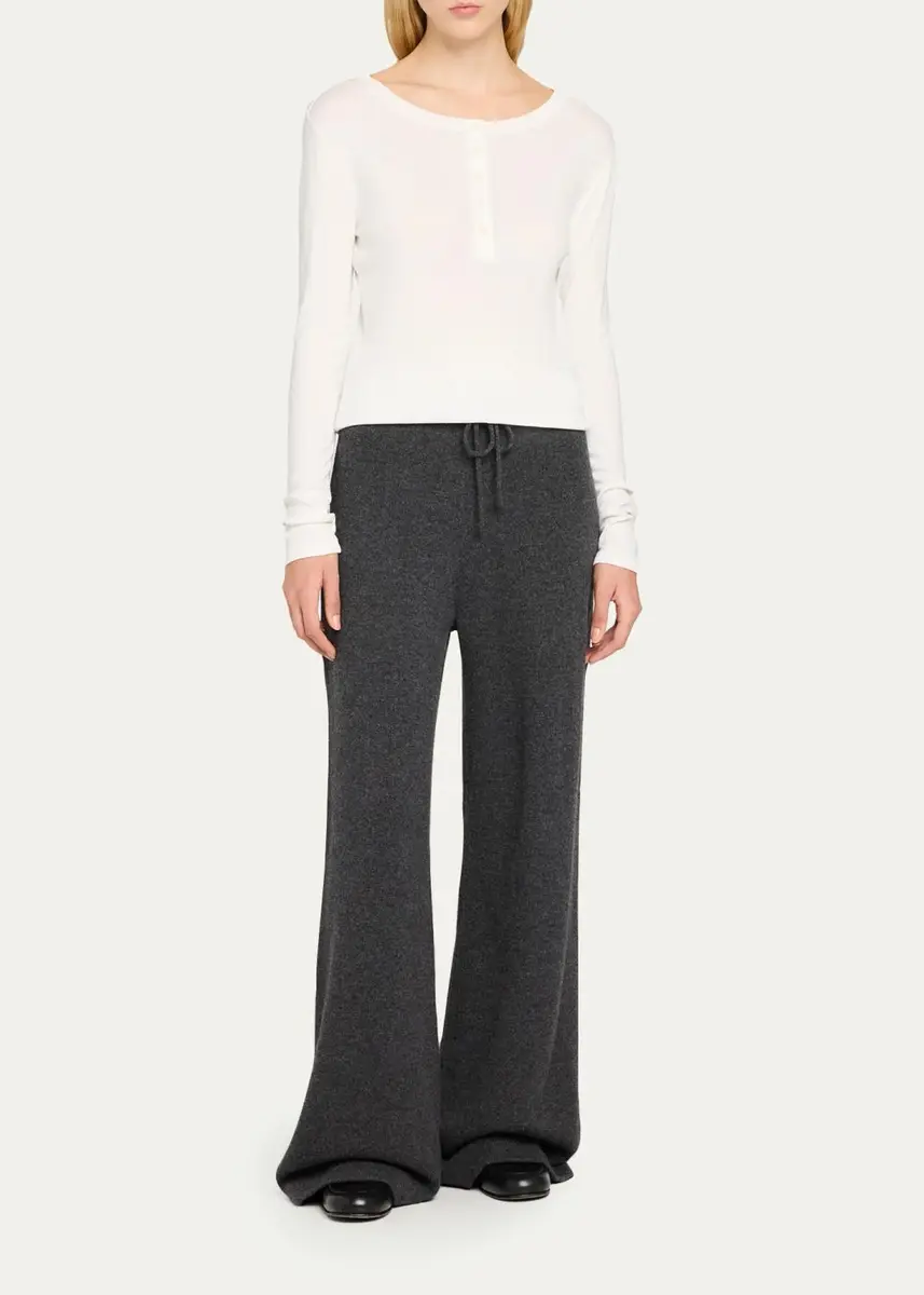 Theory Purl Henley Long-Sleeve T-Shirt | Thumbnail 2 Theory Purl Henley Long-Sleeve T-Shirt | Thumbnail 2