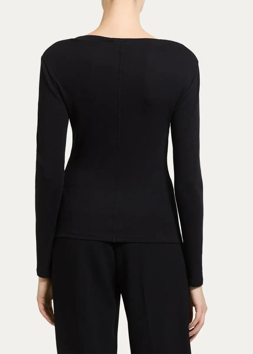 Theory Purl Henley Long-Sleeve T-Shirt | Thumbnail 8 Theory Purl Henley Long-Sleeve T-Shirt | Thumbnail 8