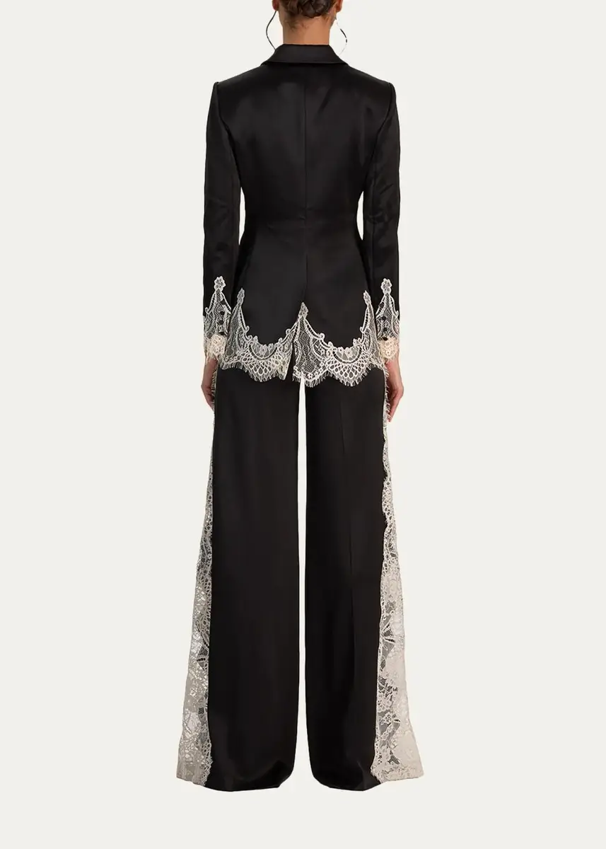 Alice + Olivia Breann Floral-Embroidered Blazer | Thumbnail 3 Alice + Olivia Breann Floral-Embroidered Blazer | Thumbnail 3