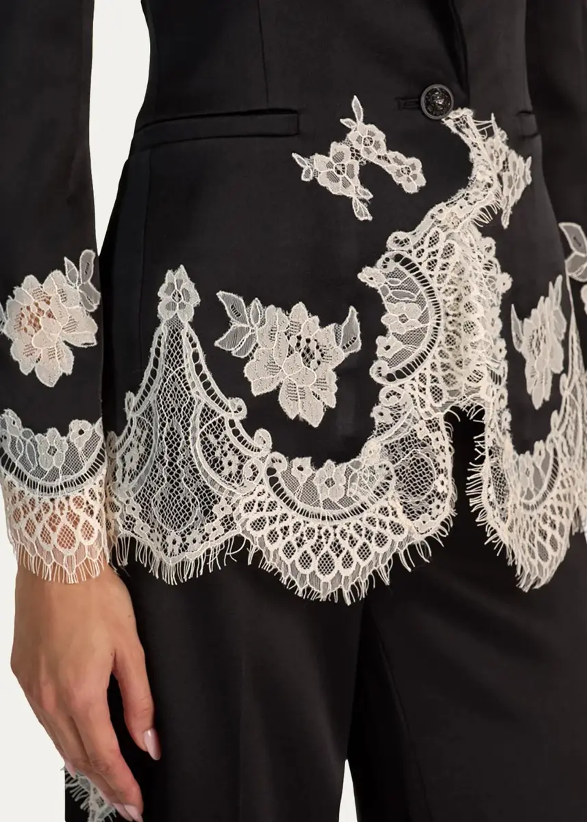 Alice + Olivia Breann Floral-Embroidered Blazer | Thumbnail 5 Alice + Olivia Breann Floral-Embroidered Blazer | Thumbnail 5