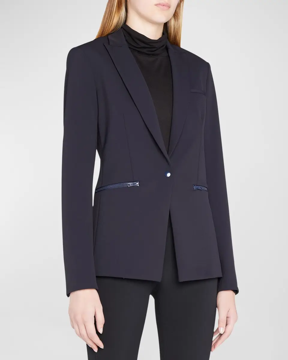 Veronica Beard Tailored Scuba Jacket | Thumbnail 4