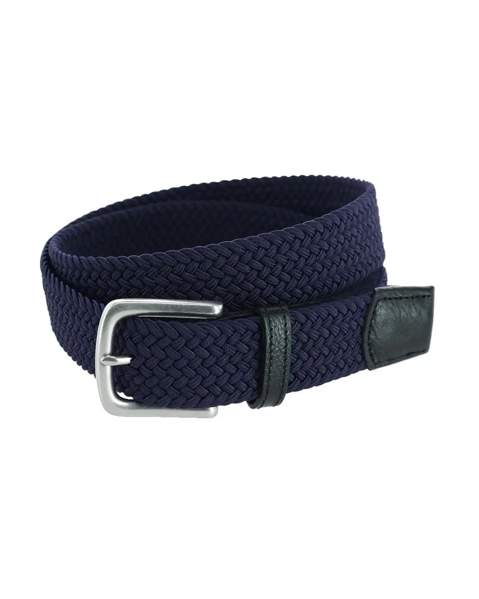Trafalgar Men's Riverside Woven Rayon Leather Belt | Thumbnail 3 Trafalgar Men's Riverside Woven Rayon Leather Belt | Thumbnail 3