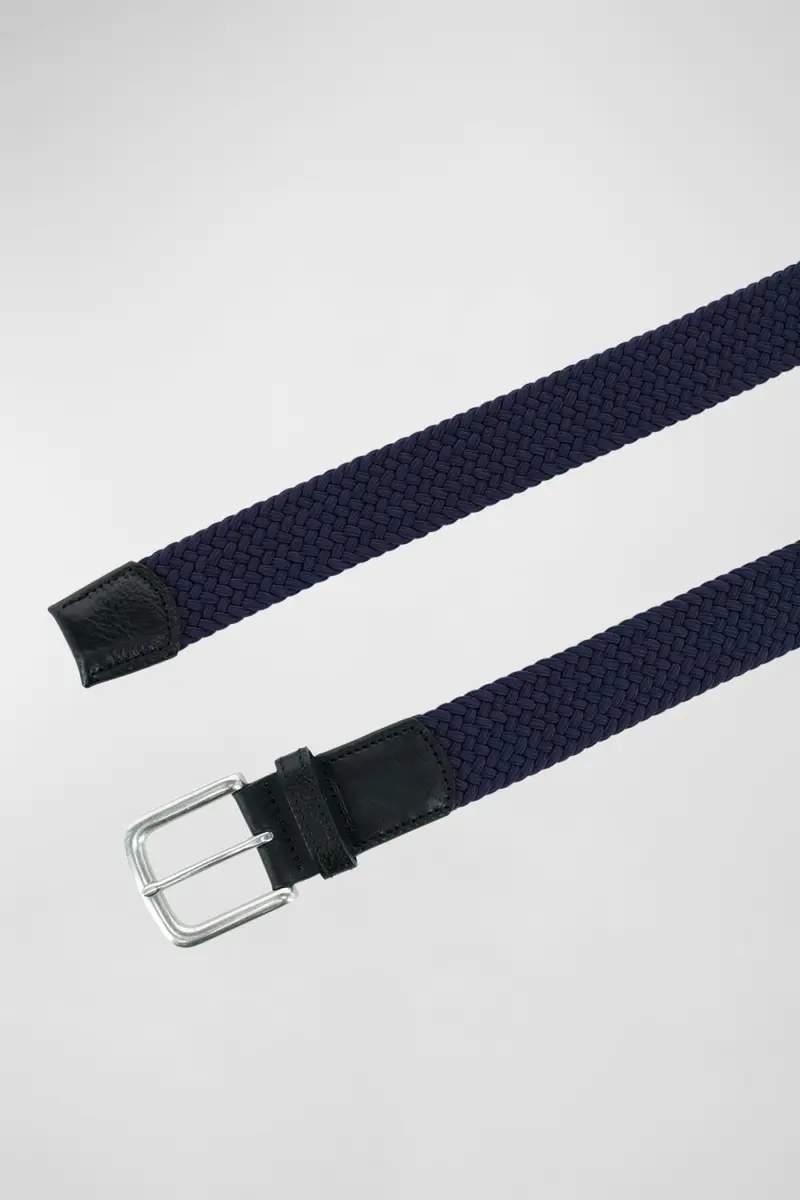 Trafalgar Men's Riverside Woven Rayon Leather Belt | Thumbnail 5 Trafalgar Men's Riverside Woven Rayon Leather Belt | Thumbnail 5