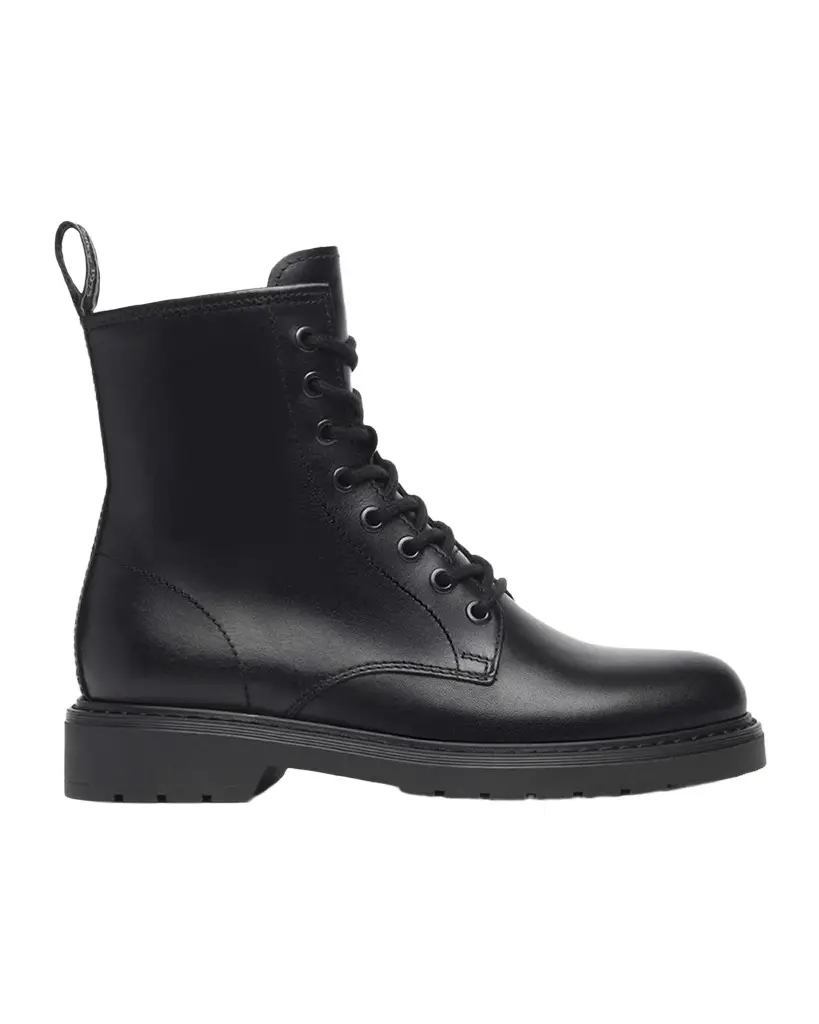 NeroGiardini Clean Calfskin Combat Booties