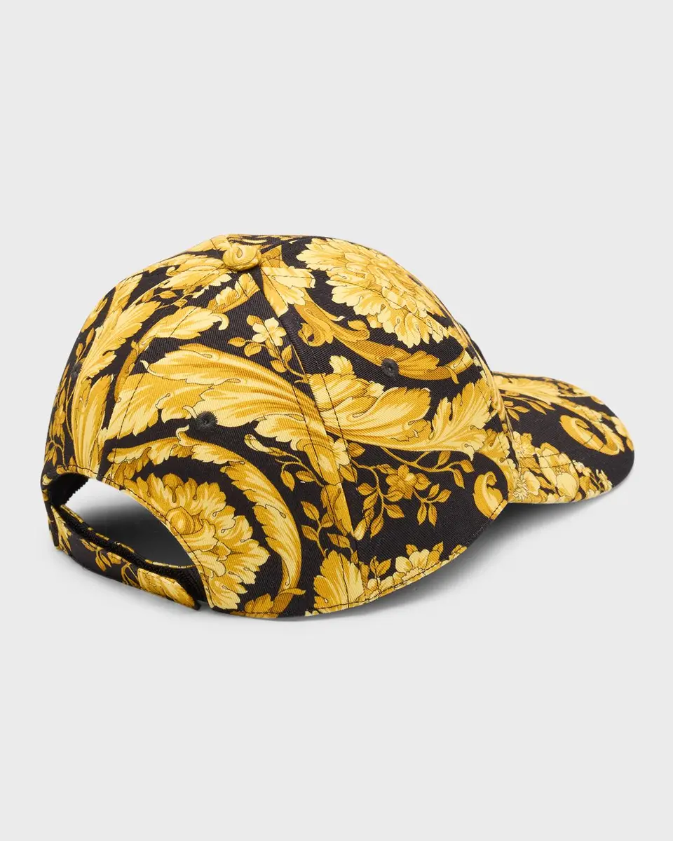 Versace Men's Baroque Logo 6-Panel Baseball Cap | Thumbnail 2