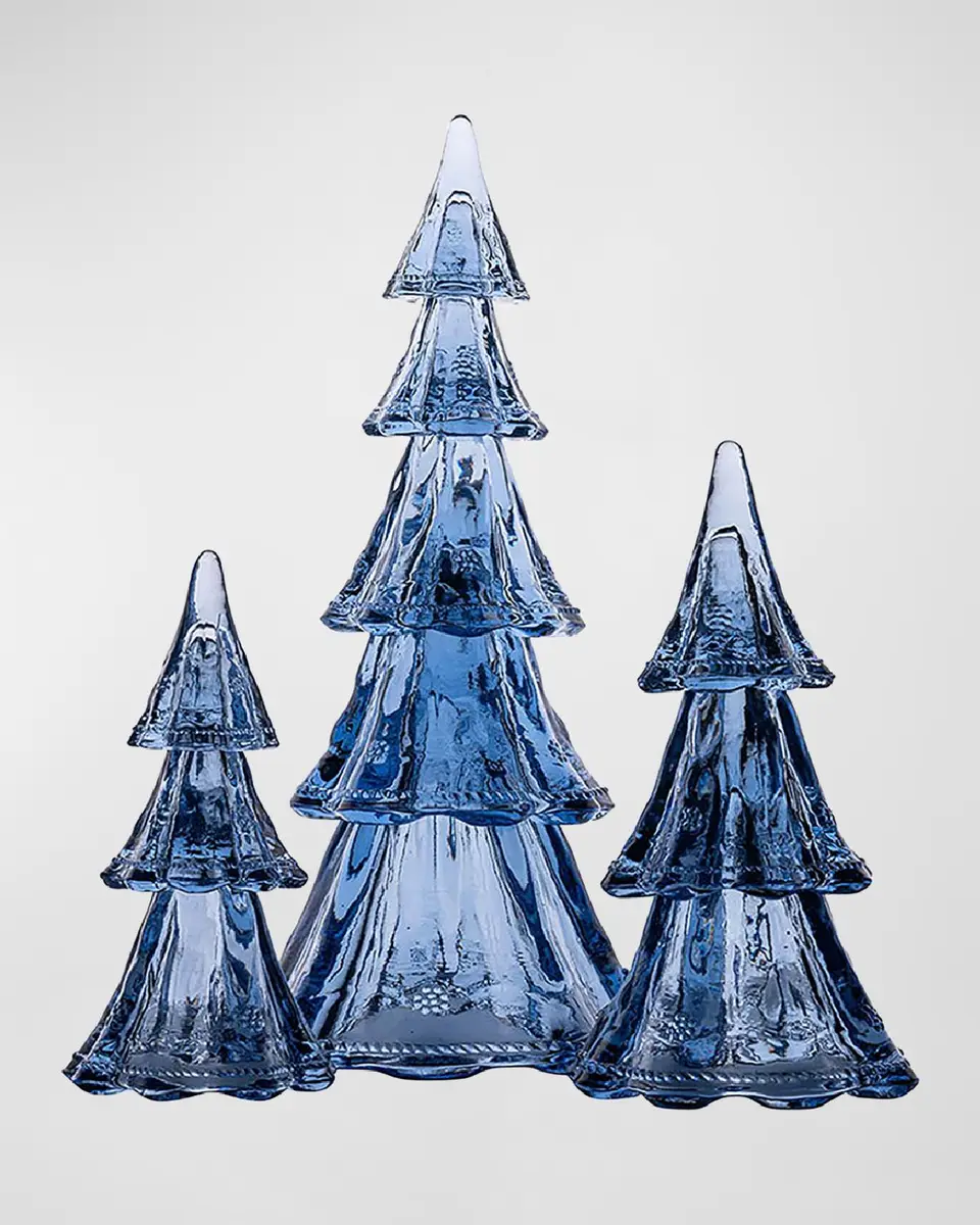Juliska Berry and Thread 9-Inch Blue Tree 3-Piece Set | Thumbnail 2 Juliska Berry and Thread 9-Inch Blue Tree 3-Piece Set | Thumbnail 2